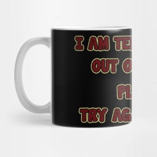 i am temporarily out of order! please try again later_vintage Mug